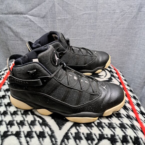 %Nike Air Jordan 6 Rings Mens Size 11 Black Shoes 322992-021 / AJ12 main image 7